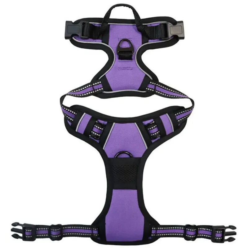 Bright Side Reflective Padded Dog Harness