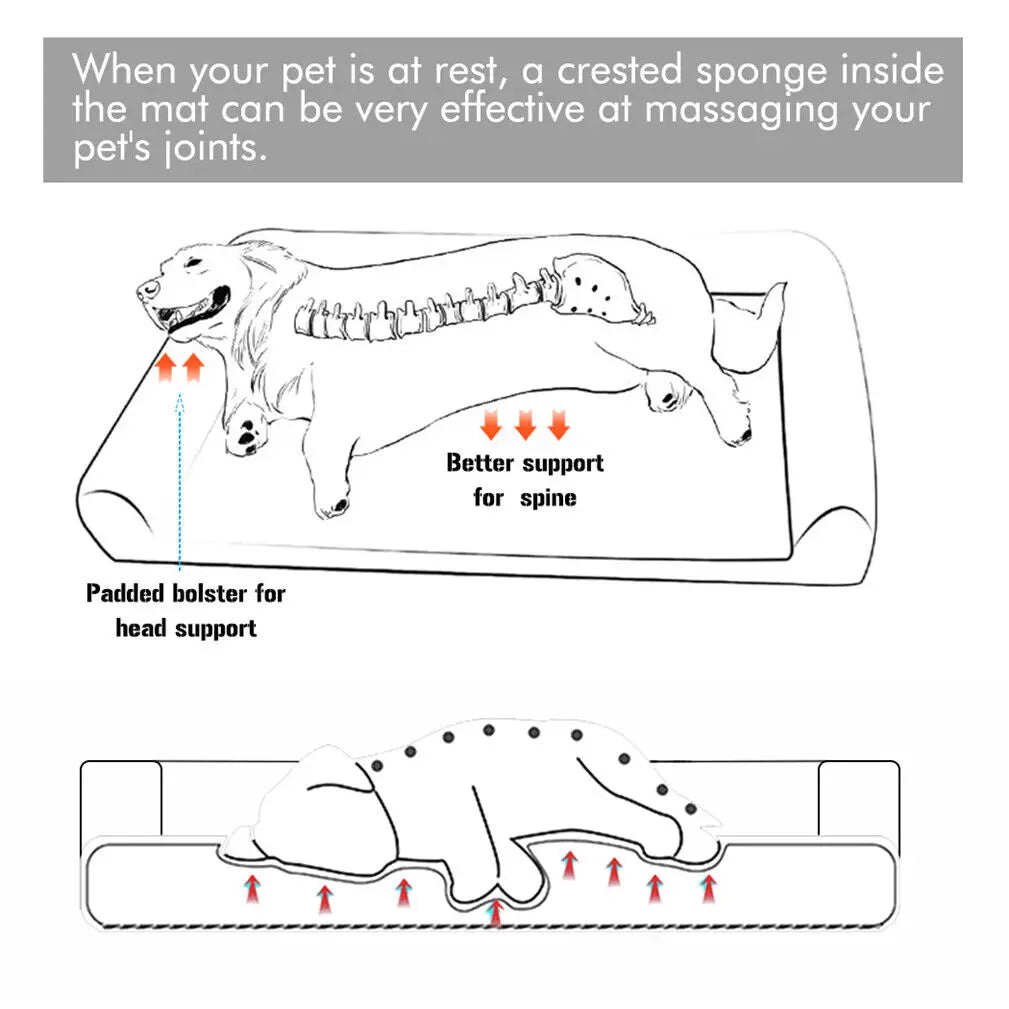 Dream Nest Supportive Bolster Dog Bed