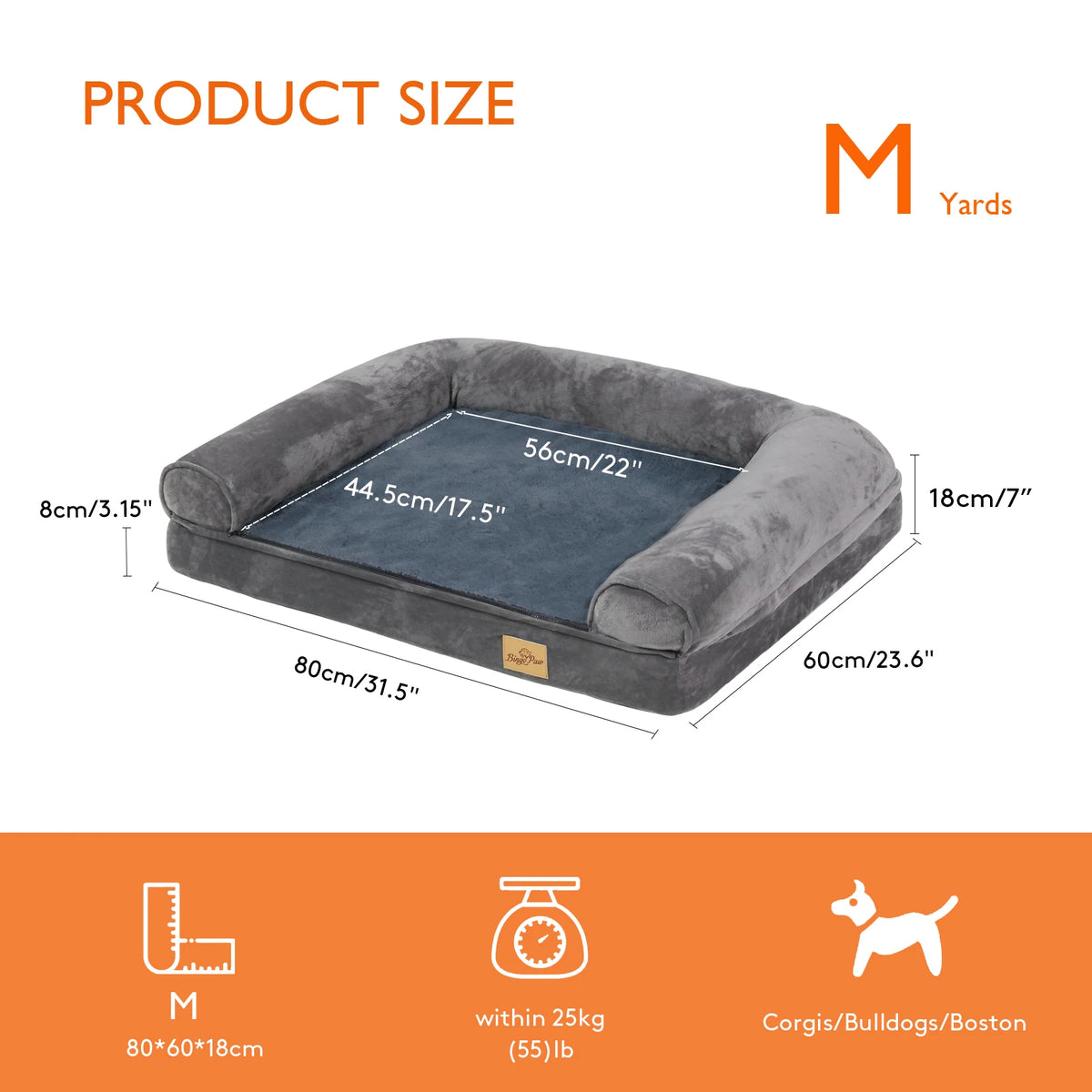 Dream Nest Supportive Bolster Dog Bed