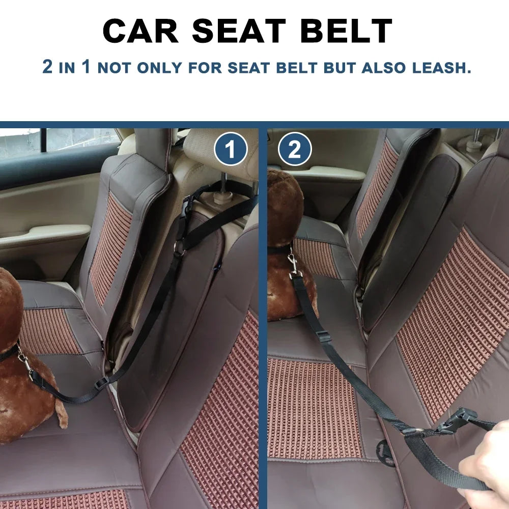 Click & Go Adjustable Dog Car Tether